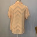 Calvin Klein  peach v-neck blouse size XL Photo 5