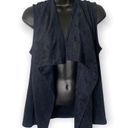 Romeo + Juliet Couture  Faux Suede Waterfall Vest Women’s Size Small Photo 4