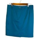 Trina Turk  Skirt Women's 6 Mini Blue Pencil Skirt Photo 19