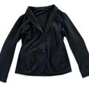 Nordstrom  Casual Black Buttoned Lightweight Blazer Photo 0