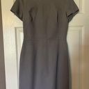 Banana Republic Grey Sheath Linen Dress size 8 Photo 0