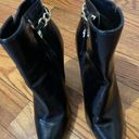 Betsey Johnson Black Gold Chain Boots Photo 1