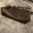 Liz Claiborne  NWOT Faux‎ Leather Large Shoulder Bag Purse - Brown Photo 2