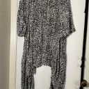 Billabong  Black and White Spotted Kimono swim Cover up cardigan S/M Photo 1