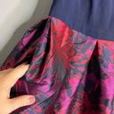 Morgan & Co NWT  Off Shoulder Party Dress w/ Pockets Navy Wine Floral 5 / 6 Photo 5