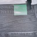 Wild Fable  NWT Black Wash Denim Highest Rise Button Fly Straight Leg Jean 18/34 Photo 5