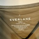 Everlane  One Piece V Neck Swimsuit Olive Green Sz M Photo 6