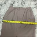 Lafayette 148  Virgin Wool Taupe Brown pencil Skirt size 2 Photo 5