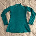 Under Armour Teal Turtleneck Long Sleeve Shirt Small Photo 1