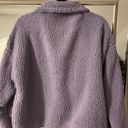 Forever 21 Purple Sherpa Jacket  Photo 2