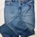 Abercrombie & Fitch The 90’s Slim Straight Ultra High Rise Waisted Denim Jeans Size 33/16 Short Photo 4