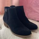 Kensie Black Suede Block Heel Booties Photo 1