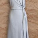 BHLDN Jenny Yoo Blue Mock Neck Dress Prom Dress Evening Gown Black Tie Formal Pageant Photo 3