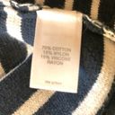 J.Jill  blue gray striped sweater zippers size XS Photo 5