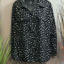 kim rogers #172 , long sleeve collar shirt/blouse size L Photo 0