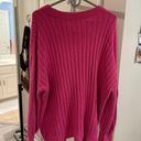 Aerie pink  oversized sweater Photo 3