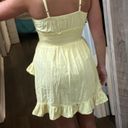 blanco by nature Yellow Front Tie Sundress Photo 2