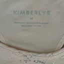 Kimberly  Silver Shimmery Light Pink Bra and Leggings Yoga Set Size Medium Photo 5