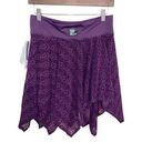 Danskin New York Ballet x  NWT Ballet Dance acro handkerchief purple lace skirt Photo 0