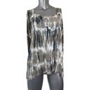 XCVI  Tie Dye Print Women's Top Small Long Sleeve Blouse Top Flowy Scoop Neck Photo 3