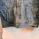 Gap Vintage 90’s  Denim Two-Tone Twill Jean Bomber Jacket Sz Medium Photo 9