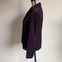 Eddie Bauer  Corduroy Velour Purple Blazer Sz 2 Photo 4