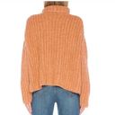 Free People  Fluffy Fox Chunky Wool Alpaca Blend
Turtleneck Sweater Papaya Sz XS Photo 2