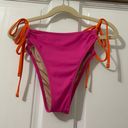 Shade & Shore  pink and orange bikini bottom size medium  Photo 8