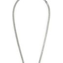 Madewell  Herringbone Chain Necklace Silver Photo 3