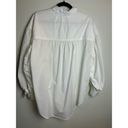 Pilcro  by Anthropologie Oversized XS White Long Sleeve Pocket White Basic Photo 5