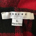 FAVLUX Fashion-Red & Black Buffalo Plaid Jacket- Photo 3