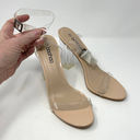 Boohoo  Lucite High Heels Strappy Clear Perspex NEW Buckle Womens Sz 9 / 40 Photo 10