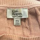 kim rogers  Cable Knit Crew Neck
Sweater Long Sleeve Pink Colorblock Petite
Small Photo 5