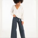 Tribe Alive  • Linen Wrap Top Ivory White Photo 37