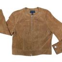 Bernardo  Collection Suede Leather Jacket Photo 0