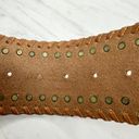 Chico's  Vintage Studded Genuine Leather Floral Tooled Belt Size Medium M Womens Photo 9