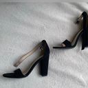 Bamboo Black Strap Heels Photo 0