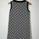 Tibi  Mod Go go Mini Dress Size 2 Black White Geometric Swirl Photo 4