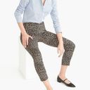 J.Crew  Leopard -print Winnie pant in stretch cotton capris  Size 10 H684 NWT Photo 0