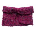 infinity Bulky Handmade knit  Scarf or Dickey in Pink with Multi-colored Flecks Photo 1