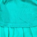 Jessica Simpson  Womens Strapless V Neck Pleated Midi Dress Green Size S Photo 7