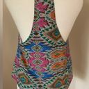 Lovers + Friends  Revolve Poppy Geometric Mosaic Layered Flowy Cami Tank Small Photo 3