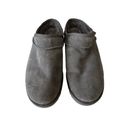 UGG Classic Slipper Women's 11 Gray Shearling Moccasin Suede Wool Slip On Photo 1