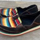 Ariat  Cruisers Chocolate Boho Aztec Saddle Blanket Sunset Stripe Shoes 8.5B Photo 4