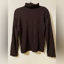 Christopher & Banks  Classic‎ Turtleneck in Chocolate Brown - L Photo 2