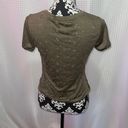 Jun & Ivy Women's Green Short Sleeve Top S Small. Photo 2