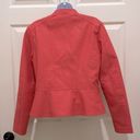 Baccini  Coral Faux Leather Zip Up Moto Jacket Photo 1