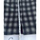 Dalia Collection  Black White Caged Print Tweed Wool Blend Pencil Skirt Size 4 Sm Photo 7