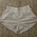 Lululemon White Hotty Hot 2.5” Shorts Photo 0