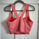 Aerie  Offline Women's XL Red Gingham Plaid Crop Top Country Western Rodeo New Photo 3